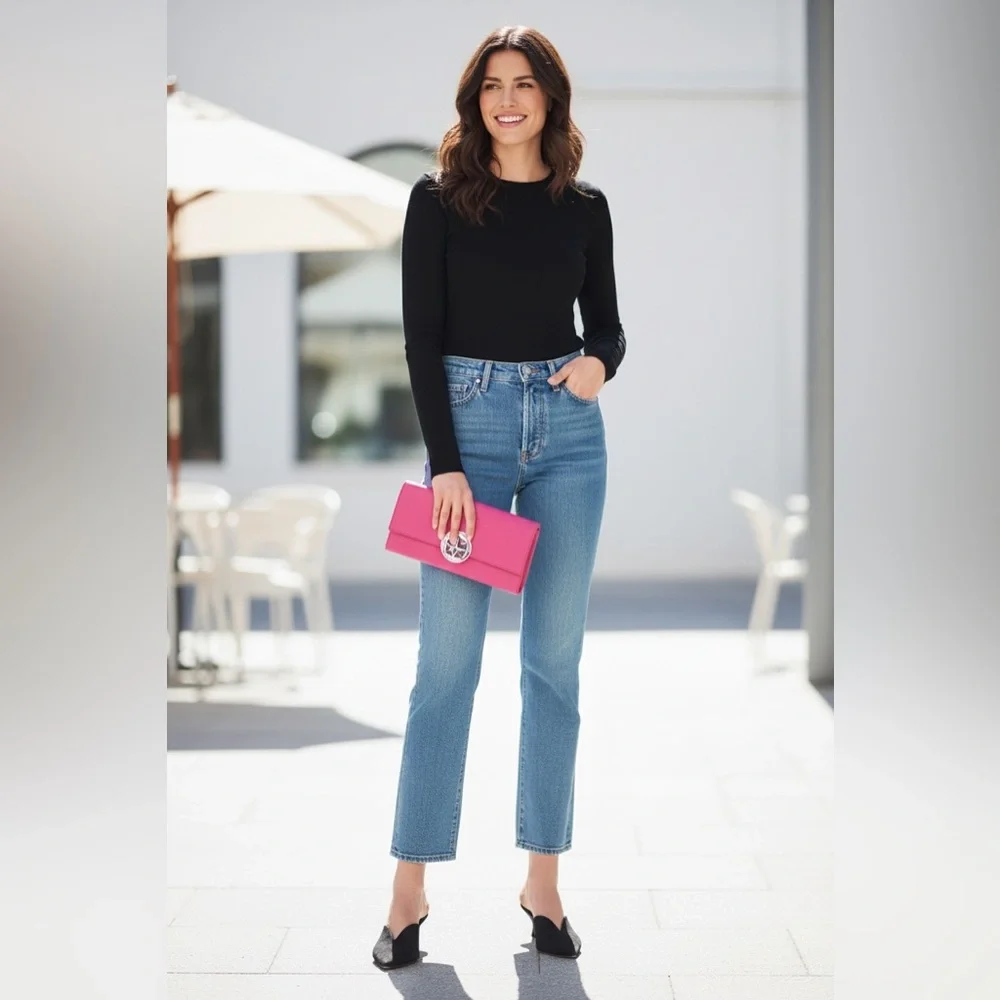 Kate Spade Pink Newbury Lane Keira Clutch